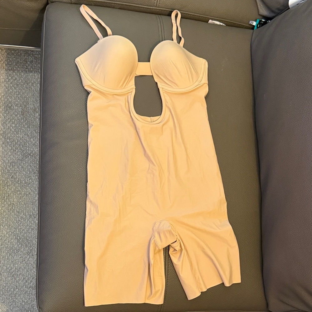 SKIMS Nude Shaping Bodysuit with Built-In Bra